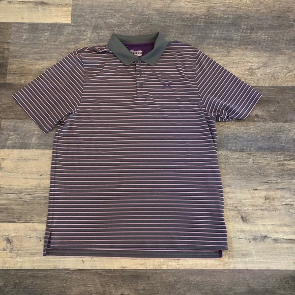 Under Armour Heatgear Loose gray and purple Striped XL EUC - Picture 1 of 6
